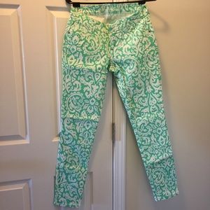 Green Printed Pants 🍀
